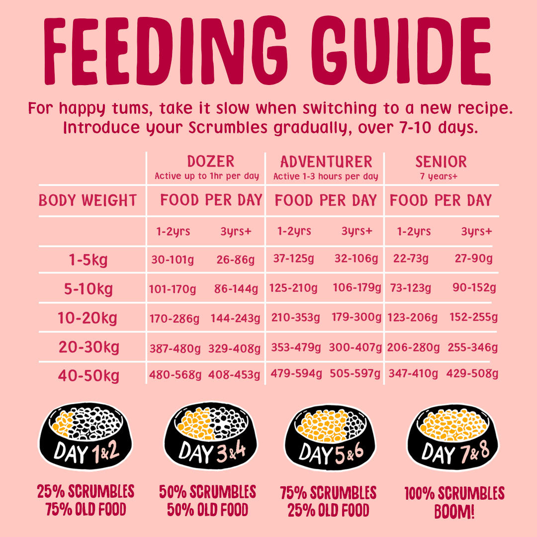 feeding guidelines for salmon dry dog food