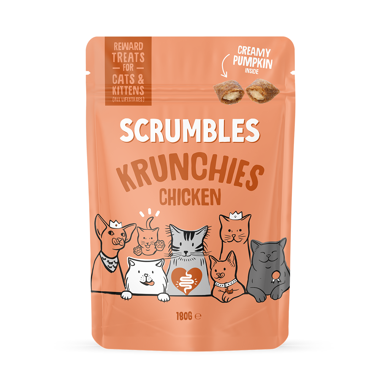 Krunchies: Chicken Pillow Cat Treats