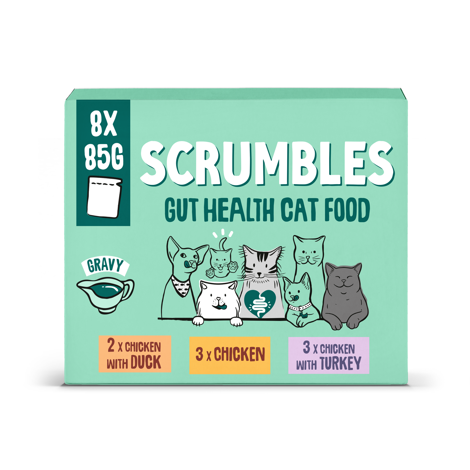 Wet Cat Pouches Gravy Selection