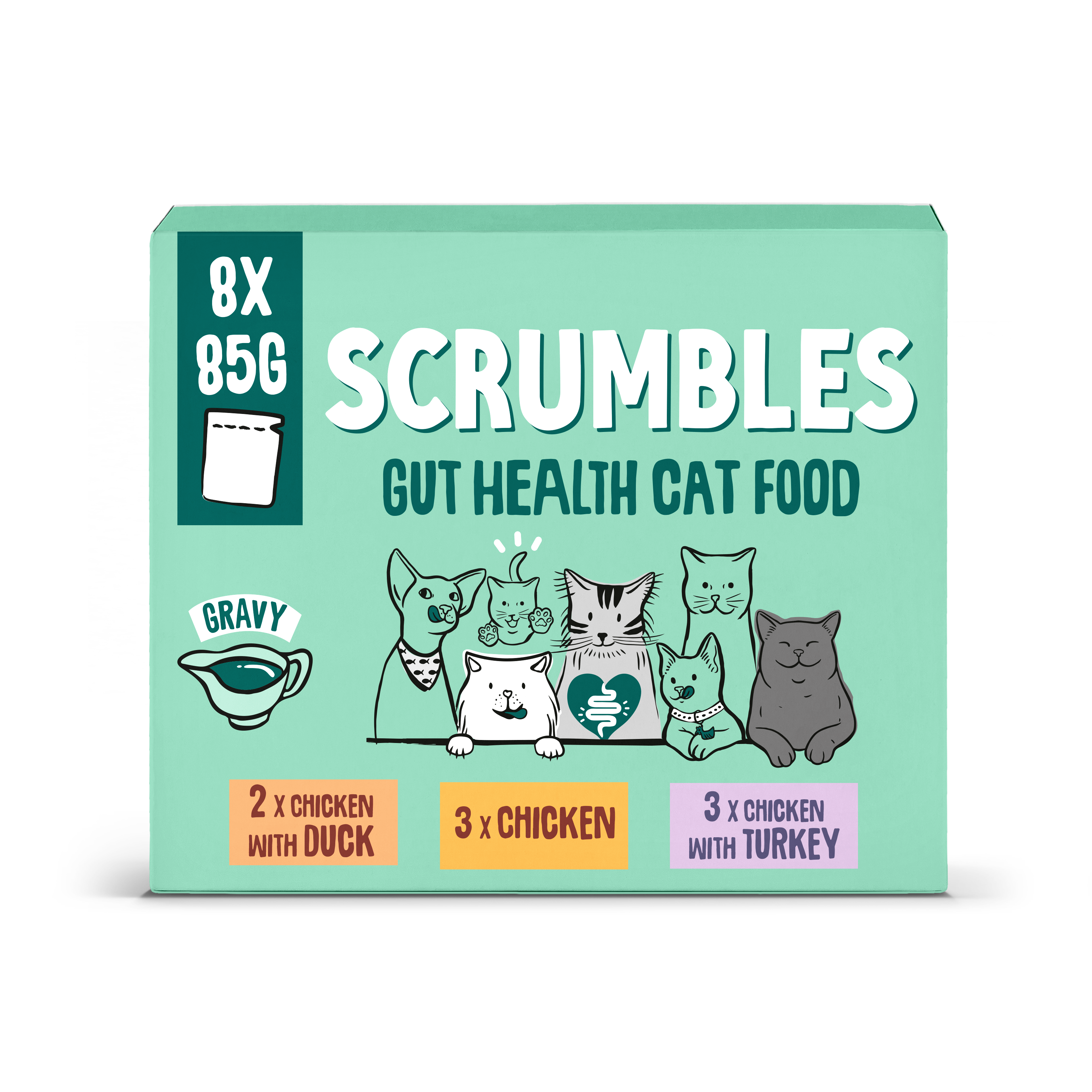Wet Cat Pouches Gravy Selection