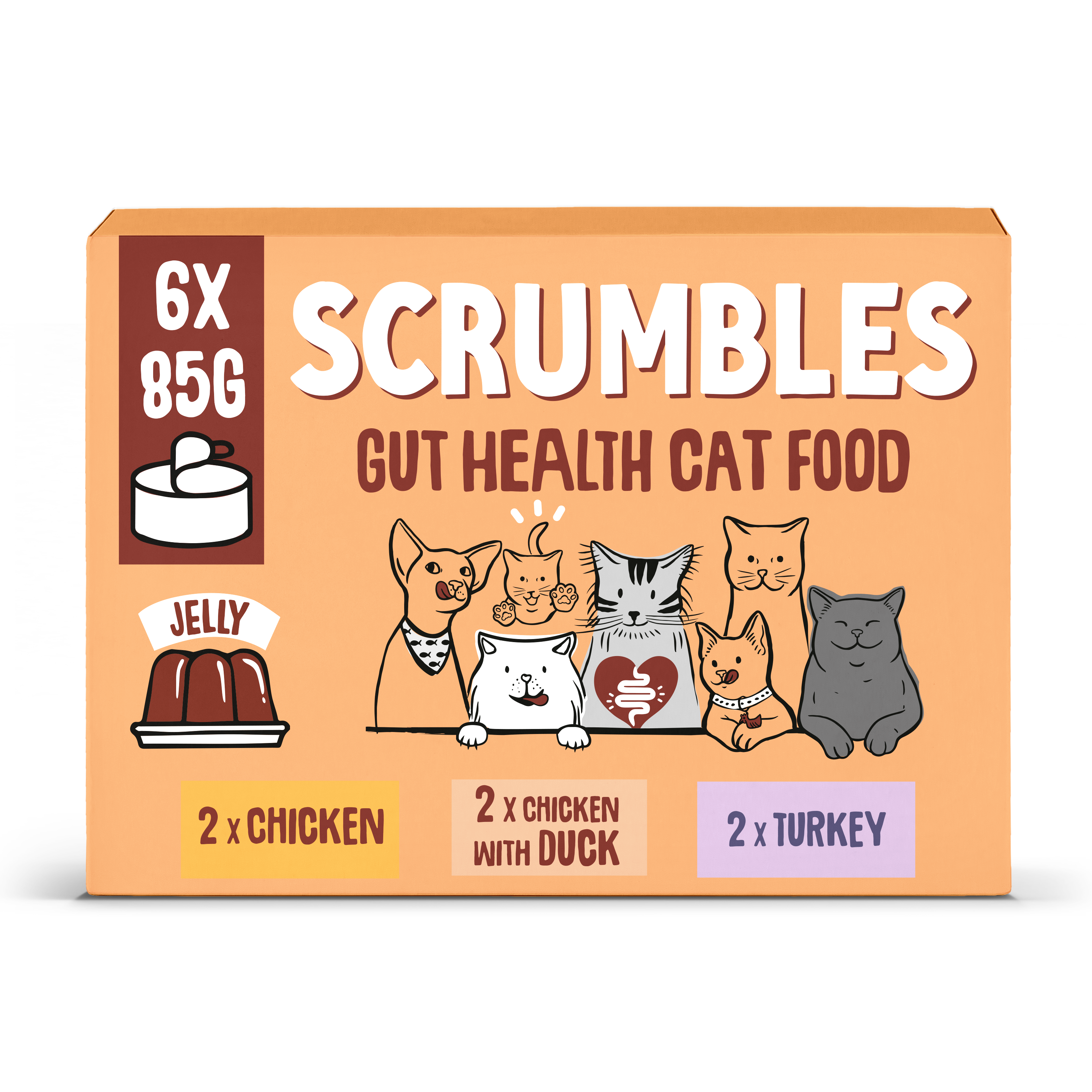 Poultry in Jelly Wet Cat Food Tins