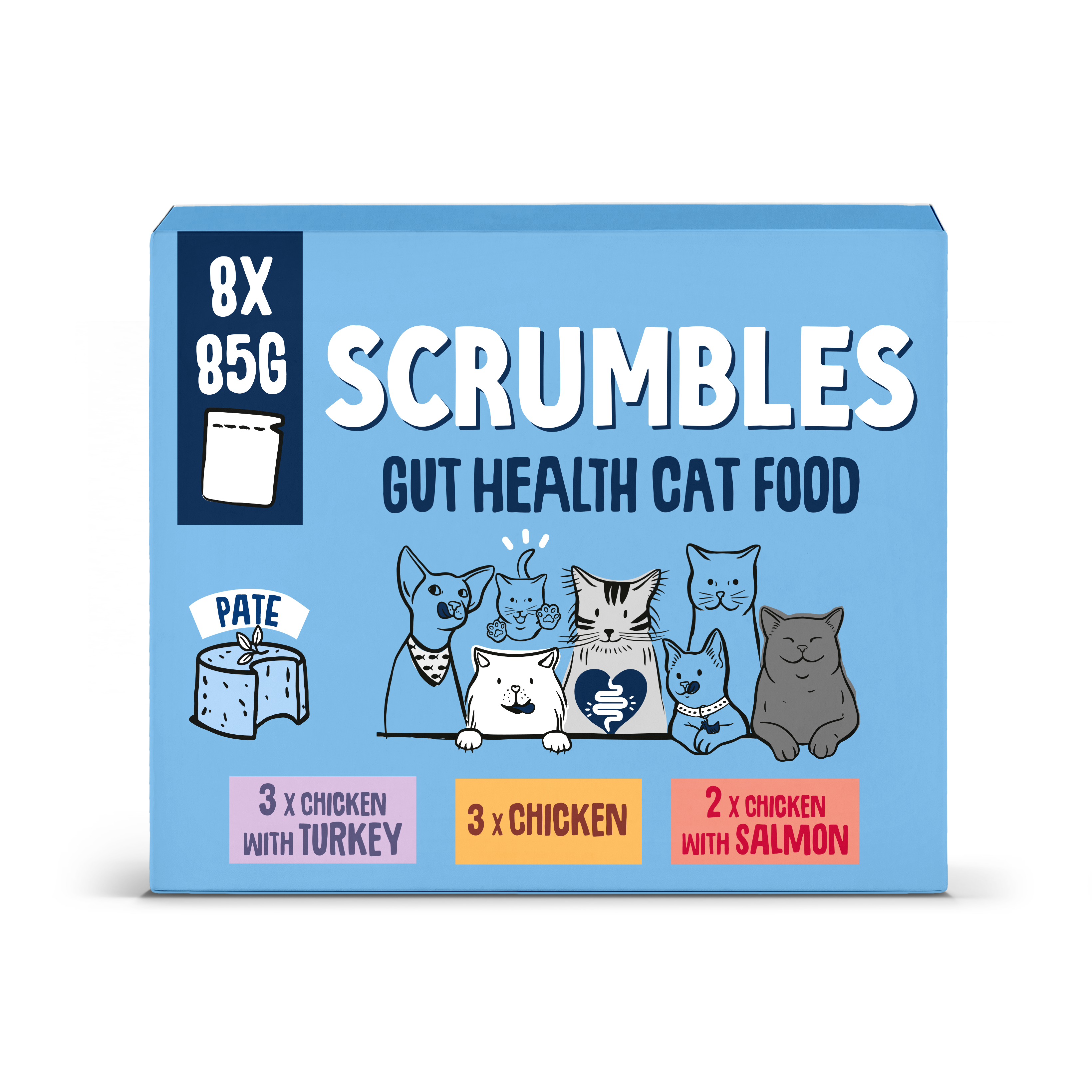 Wet Cat Pouches Pate Selection