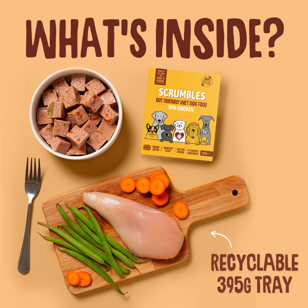 what's in scrumbles wet dog food