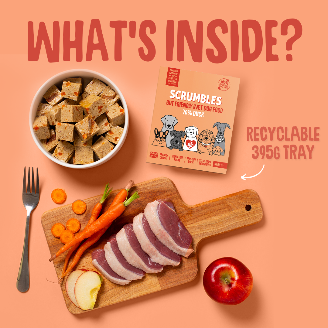 what's in scrumbles wet dog food