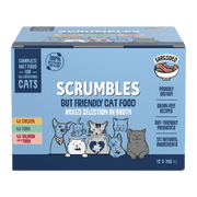 Wet Cat Tins Shredded Meat & Fish in Broth